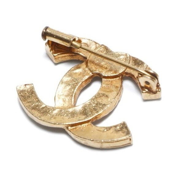 CHANEL RHINESTONE CC BROOCH - Picture 2 of 4